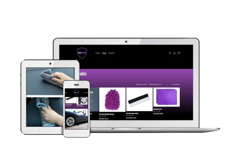 KFZ Glanz.de Smartphone tablett Laptop Silver bildschirm cut transparent