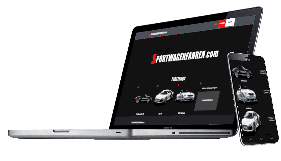 Laptop-Smartphone-Transparent-sportwagenfahren